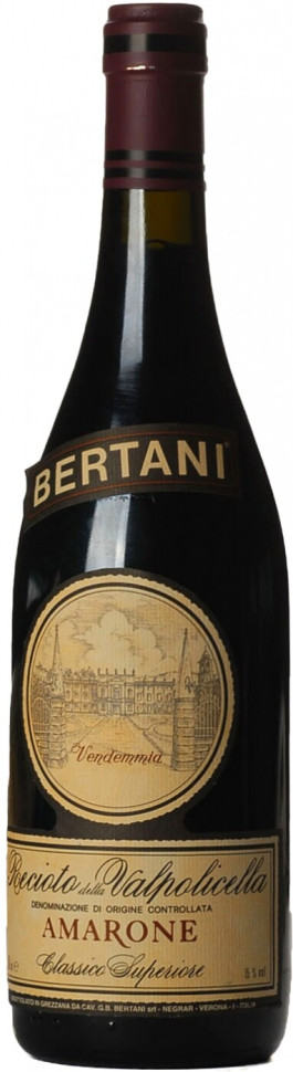 Вино Bertani Amarone Recioto della Valpolicella Classico Superiore 1981