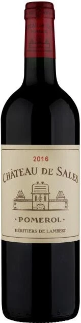 Вино Chateau de Sales, Pomerol AOC, 2016
