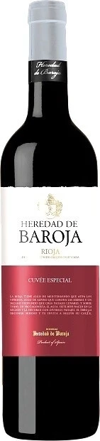 Вино Heredad de Baroja Cuvee Especial, Rioja DOCa