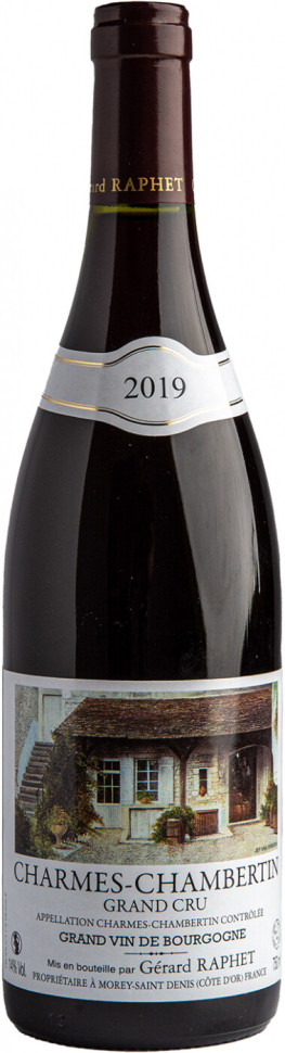 Вино Gerard Raphet Charmes Chambertin Grand Cru AOC 2019