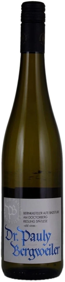 Вино Dr. Pauly Bergweiler, Benkasteler Alte Badstube am Doctorberg Riesling Spatlese Alte Reben, 2019