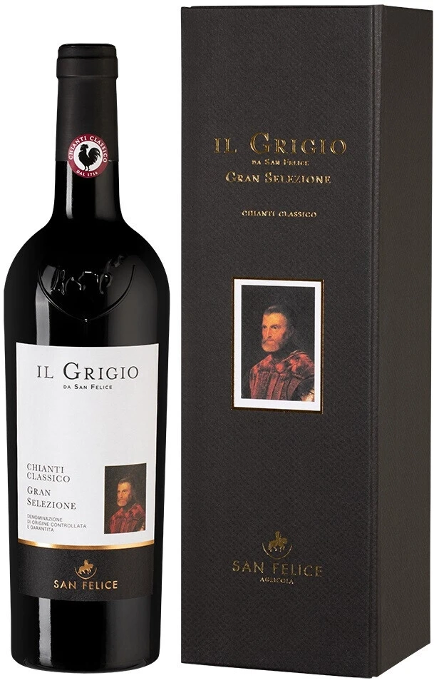 Вино Agricola San Felice, Il Grigio Gran Selezione, Chianti Classico DOCG, 2017, gift box