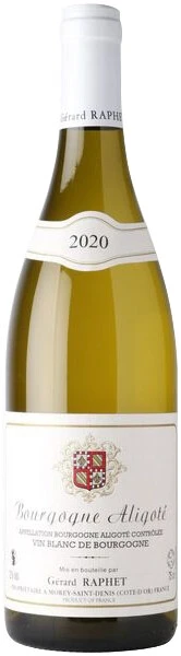 Вино Gerard Raphet, Bourgogne Aligote AOC, 2020