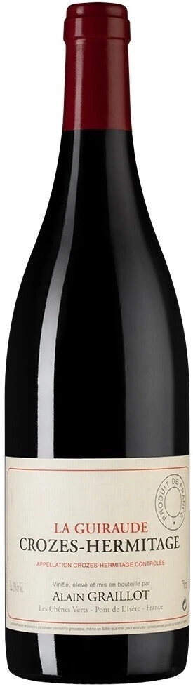 Вино Domaine Alain Graillot, Crozes Hermitage La Guiraude AOC, 2022