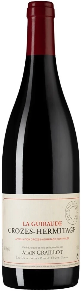 Вино Domaine Alain Graillot, Crozes Hermitage La Guiraude AOC, 2022