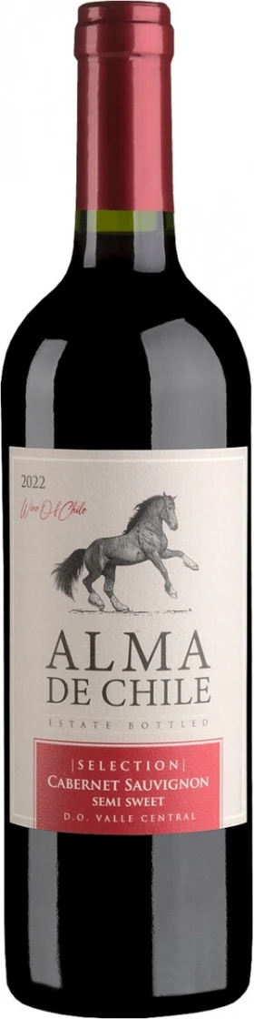 Вино "Alma de Chile" Cabernet Sauvignon Semi Sweet, Valle Central DO, 2022