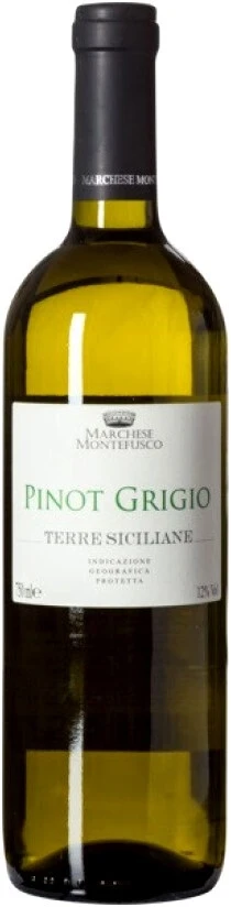 Вино Marchese Montefusco Pinot Grigio, Terre Siciliane IGP, 2021