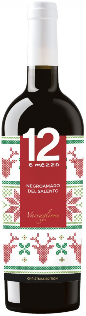 Вино 12 e Mezzo Negroamaro del Salento IGP 2016 New Year Design