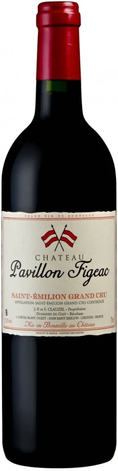 Вино Chateau Pavillon Figeac, Saint-Emilion Grand Cru AOC, 2014