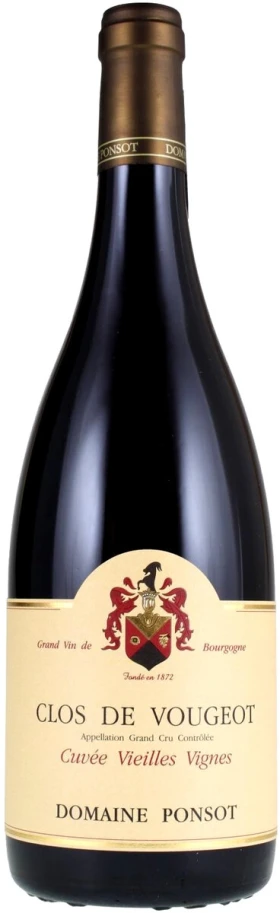 Вино Domaine Ponsot, Clos de Vougeot Cuvee Vieilles Vignes Grand Cru AOC, 2015