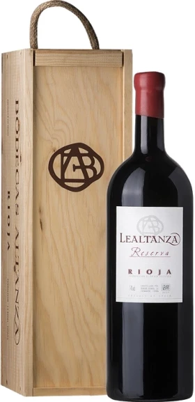 Вино Bodegas Altanza, Lealtanza Reserva, Rioja DOC, 2014, wooden box, 1.5 л