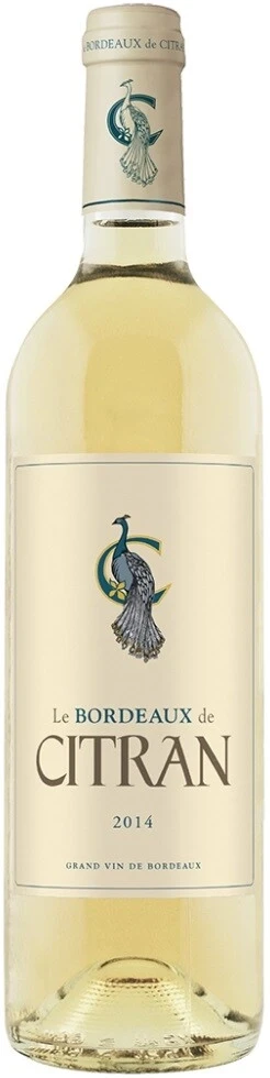 Вино Le Bordeaux de Citran Blanc, Bordeaux AOC, 2014