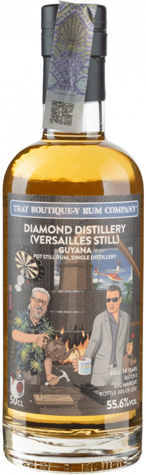 Ром That Boutique Y Rum Company Diamond Distillery (Versailles Still) 14 Years Batch 3 0.5 л