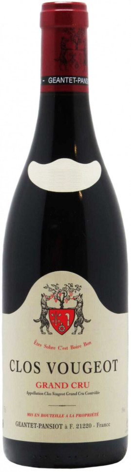 Вино Domaine Geantet Pansiot Clos Vougeot Grand Cru AOC 2017