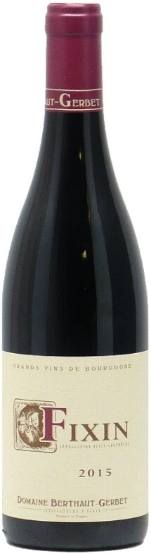 Вино Domaine Berthaut-Gerbet, Fixin AOC, 2015