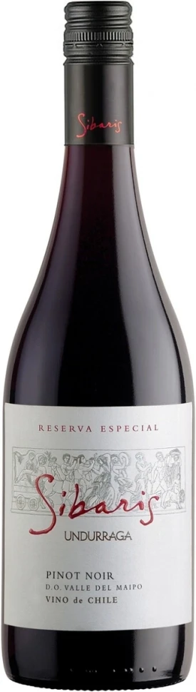 Вино Undurraga, Sibaris Pinot Noir Reserva Especial, Maipo Valley DO, 2014