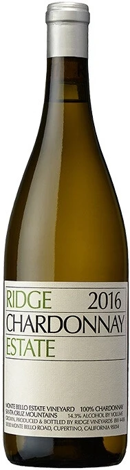 Вино Ridge, Estate Chardonnay, 2016