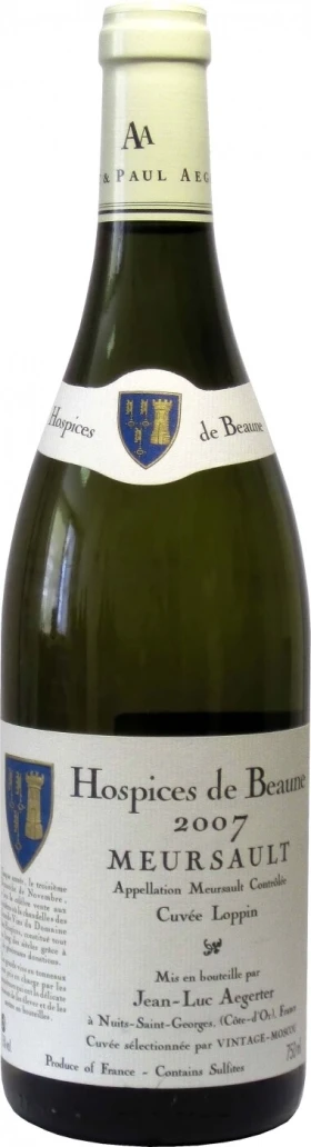 Вино Aegerter, Meursault Hospices de Beaune Cuvee Loppin, 2007
