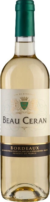 Вино "Beau Ceran" Blanc, Bordeaux АОC, 2016