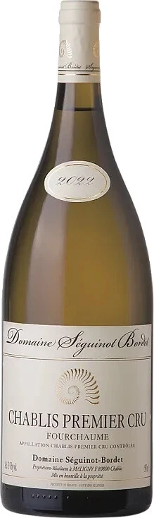 Вино Domaine Seguinot-Bordet, Chablis 1er Cru Fourchaume AOC, 2022, 1.5 л