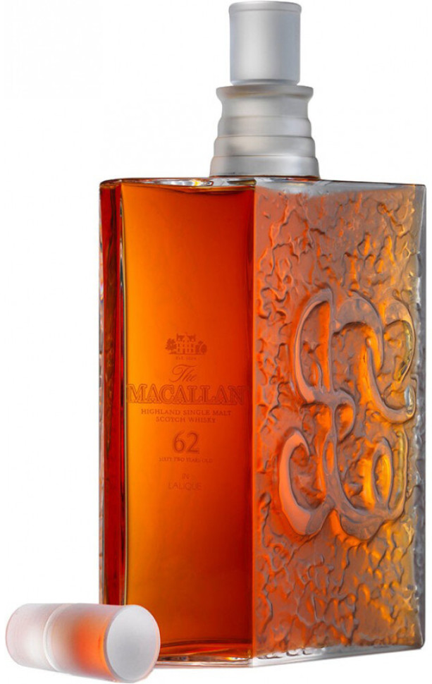 Виски The Macallan in Lalique 62 Years Old gift box 700 мл