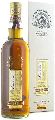 Виски Port Dundas 38 Years Old Rare Auld 1973 Cask Strength gift box 750 мл