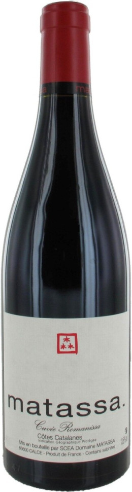 Вино Domaine Matassa Cuvee Romanissa Cotes Catalanes IGP