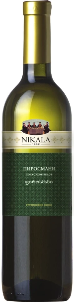 Вино Badagoni, Nikala 1862 Pirosmani, white semi dry
