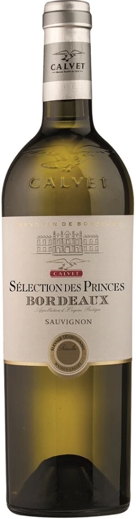 Вино Calvet, "Selection des Princes" Blanc, Bordeaux АОP, 2018