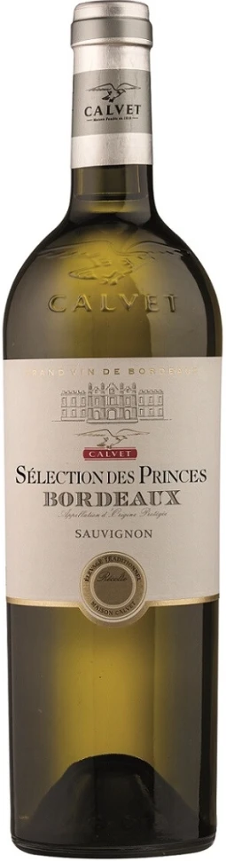 Вино Calvet, "Selection des Princes" Blanc, Bordeaux АОP, 2018