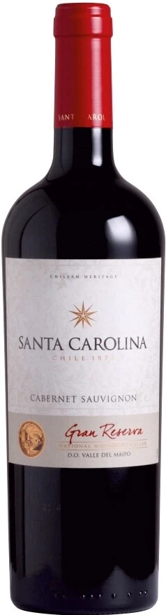 Вино Santa Carolina, Gran Reserva Cabernet Sauvignon, Valle del Maipo DO, 2017