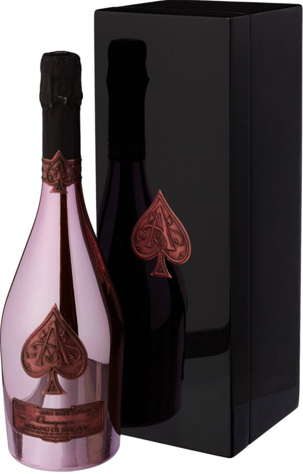 Шампанское Armand de Brignac Brut Rose wooden box