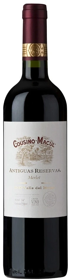 Вино Cousino-Macul, Antiguas Reservas Merlot, Maipo Valley, 2017