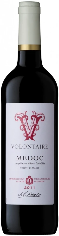 Вино "Volontaire", Medoc AOC, 2011
