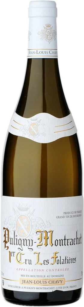 Вино Domaine Jean-Louis Chavy, Puligny-Montrachet, 1er Cru Les Folatieres, 2018