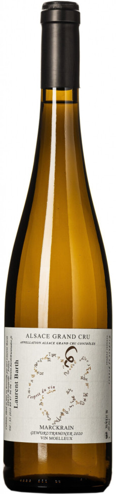 Вино Laurent Barth Gewurztraminer Alsace Grand Cru Marckrain AOC 2020