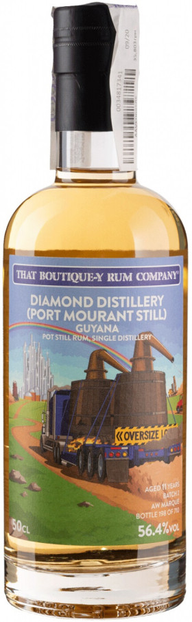 Ром That Boutique Y Rum Company Diamond Distillery (Port Mourant Still) 11 Years Batch 2 0.5 л