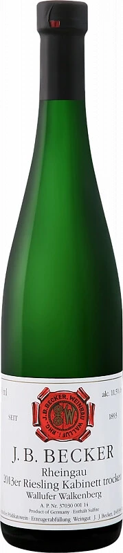 Вино J. B. Becker, Riesling Kabinett Wallufer Walkenberg, 2013