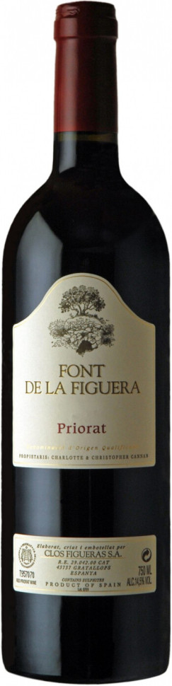 Вино Clos Figueras Font de la Figuera Priorat DOQ 2018
