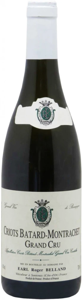 Вино Roger Belland, Criots Batard-Montrachet Grand Cru AOC, 2012