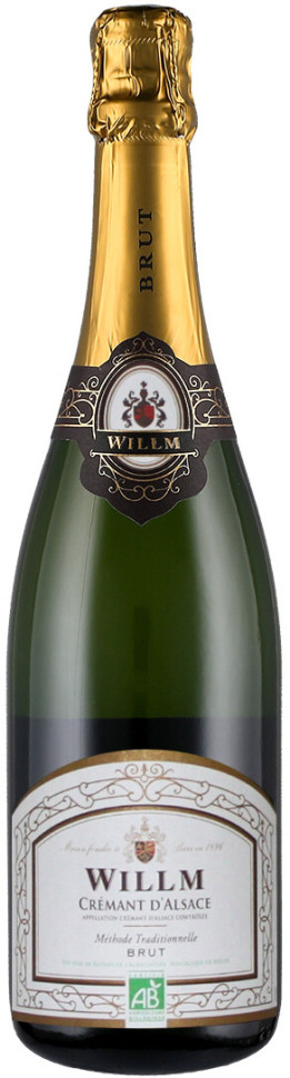 Игристое вино Willm Cremant d Alsace AOC Brut BIO