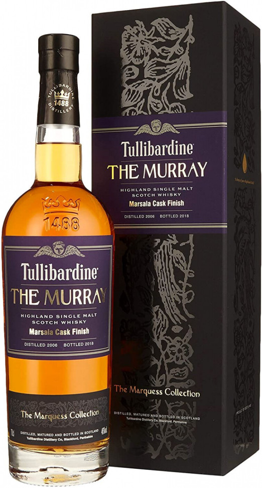 Виски Tullibardine The Murray Marsala Finish gift box 700 мл
