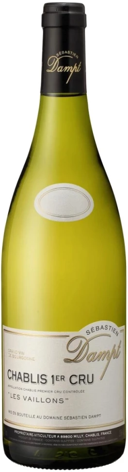 Вино Sebastien Dampt, Chablis 1-er Cru Vaillons AOC, 2016