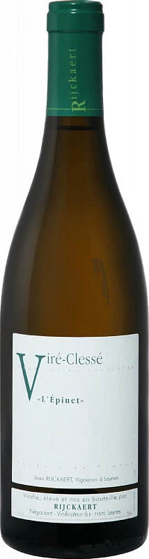 Вино Domaine Rijckaert, Vire-Clesse L'Epinet AOC, 2020