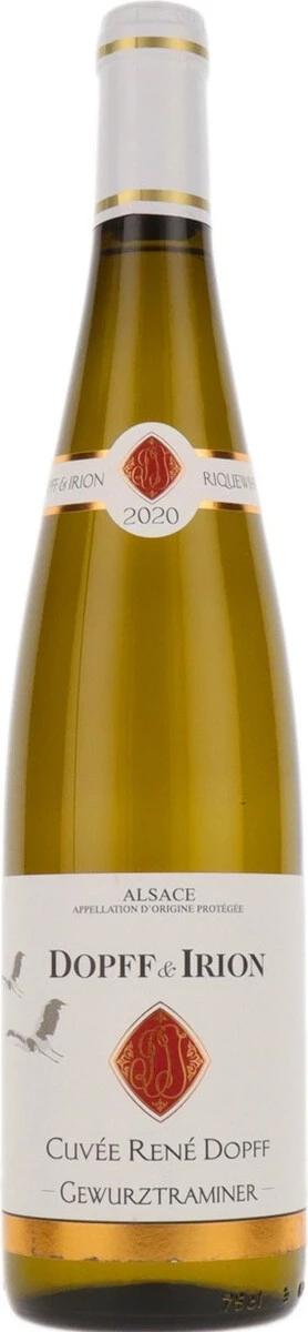 Вино Cuvee Rene Dopff Gewurztraminer, Alsace AOC, 2020