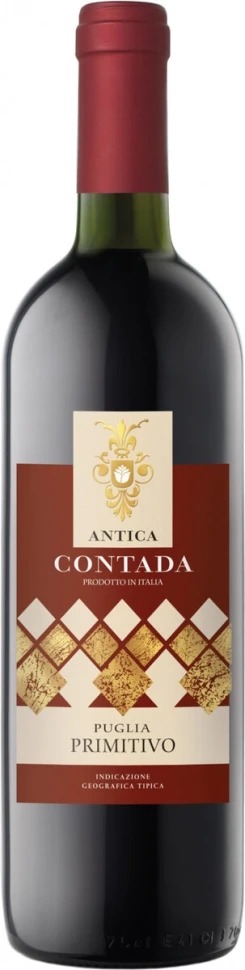 Вино Antica Contada Primitivo, Puglia IGT, 2022