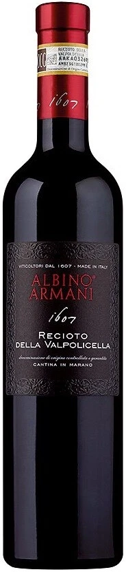 Вино Albino Armani, Recioto della Valpolicella DOCG, 2021, 0.5 л