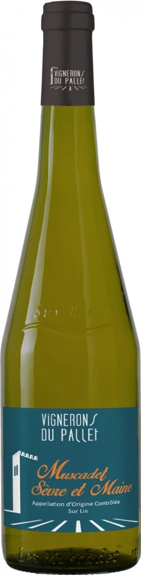 Вино Vignerons du Pallet, Muscadet Sevre et Maine sur Lie, 2022