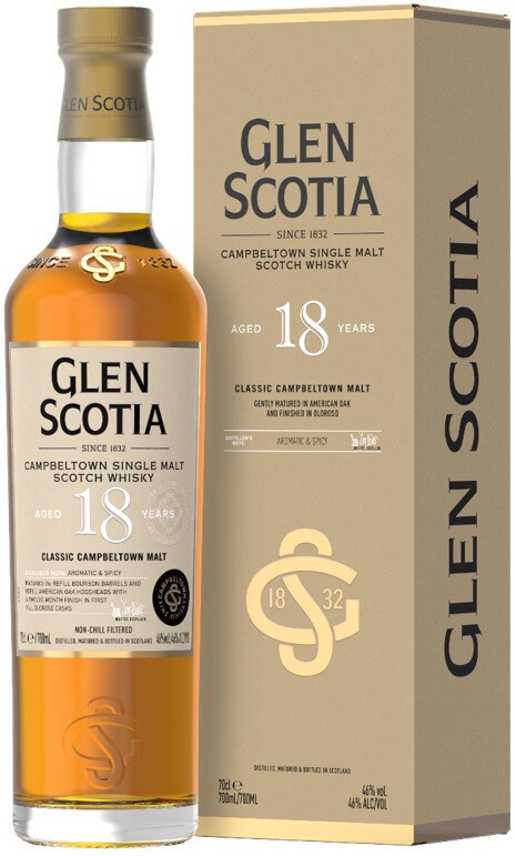 Виски Glen Scotia 18 Years Old gift box 700 мл