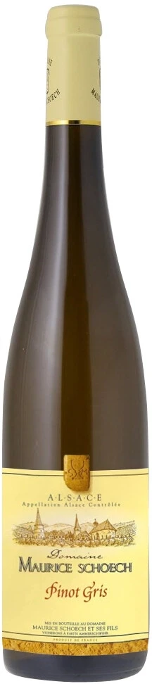 Вино Domaine Maurice Schoech, Pinot Gris, Alsace AOC, 2014